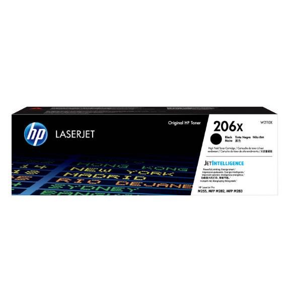 HP 206X High Yield Black Original LaserJet Toner Cartridge, W2110X